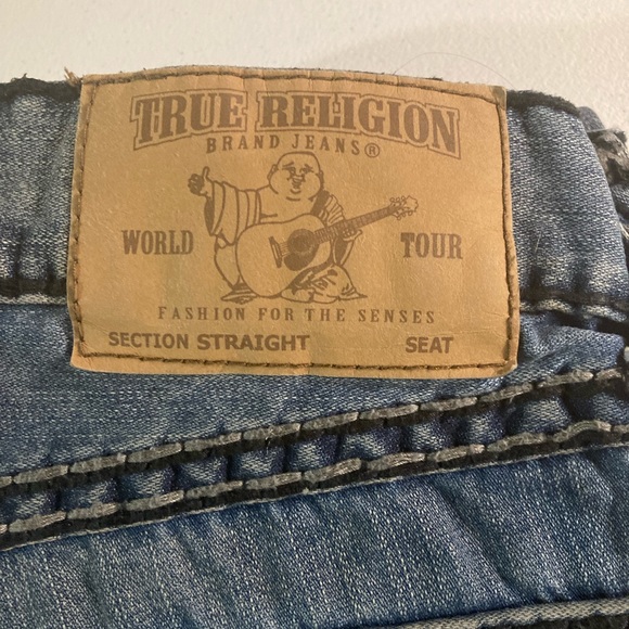 Rare! Straight Super QT in “BURNING MIGHT” wash True Religion size 34x31 - Picture 2 of 9